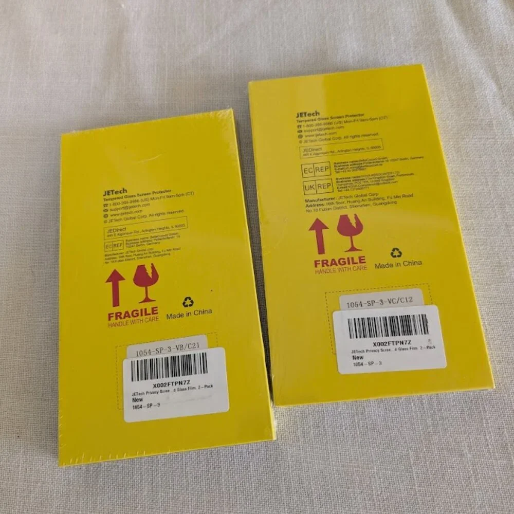 iPhone 11/XR Screen Protector JETech (2) Tempered Glass - Never Opened